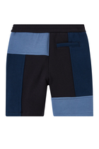 Color Block Paneled Shorts